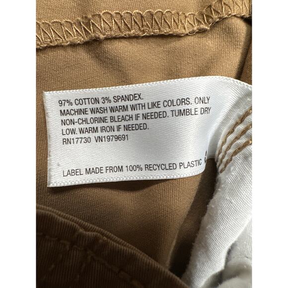 Goodfellow & Co Men's Cargo Shorts Tan Khaki Sz 40 Flat Front Casual 11" inseam - Picture 7 of 13